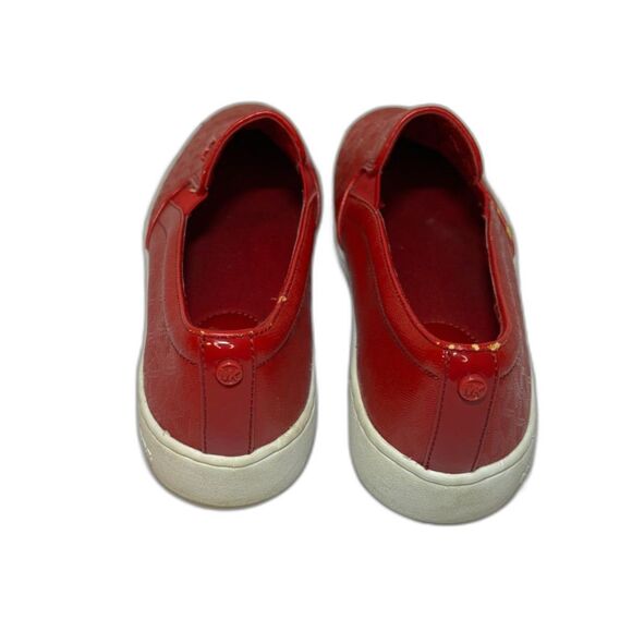 Michael Kors Keaton Logo Embossed Patent Slip-On Loafer Sneaker Women Shoes - Picture 5 of 7